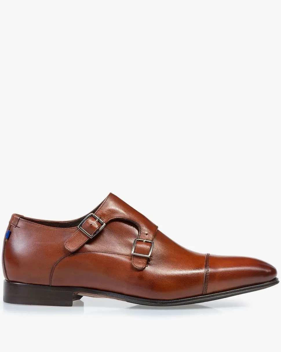 Monks | Business Schuhe>Floris van Bommel Gilli 04.00 Cognac