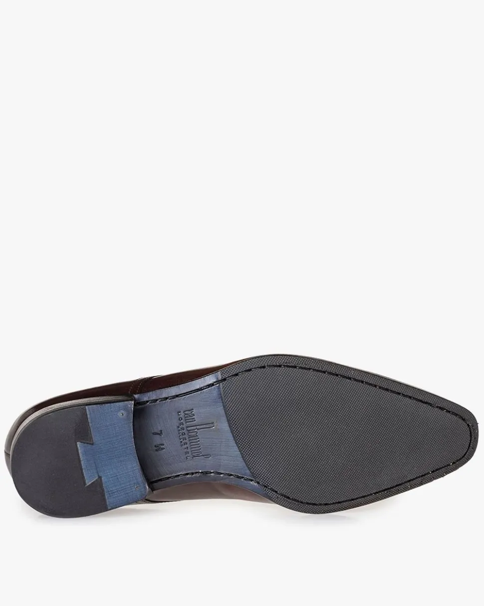 Schnürer | Stiefeletten>Floris van Bommel Gira 04.12 Dunkelbraun