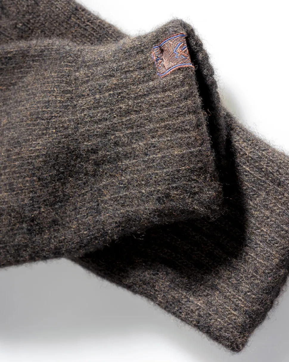Handschuhe>Floris van Bommel Handschuhe Wolle Braun