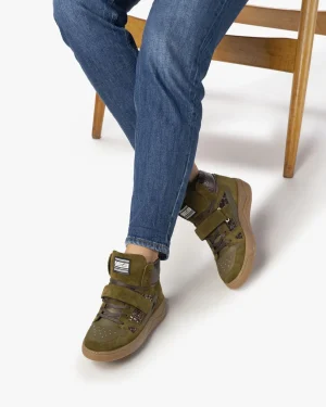Hochwinter | Sneaker>Floris van Bommel Iggi Wedge 02.02 Dunkelgrün