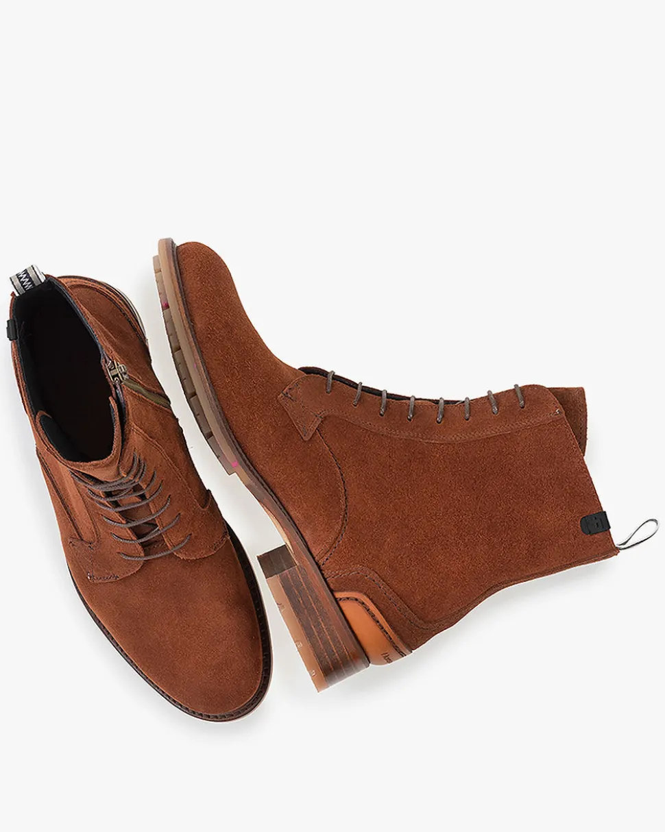 Hochwinter | Stiefeletten>Floris van Bommel Irisi 01.22 Cognac