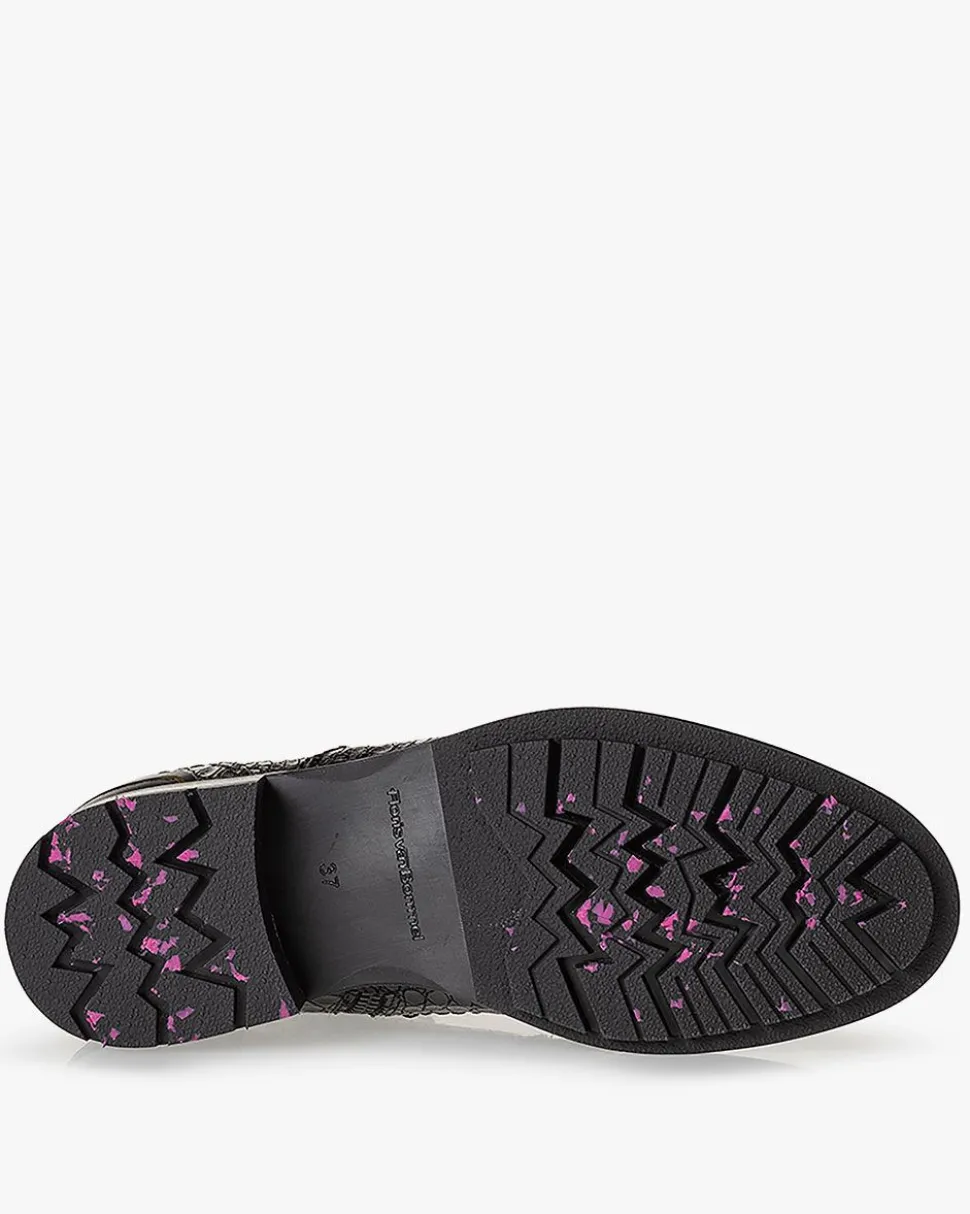 Hochwinter | Stiefeletten>Floris van Bommel Irisi 01.19 Schwarz