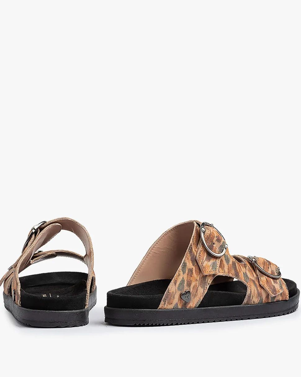 Weekend | Sandalen>Floris van Bommel Marli 01.00 Dunkelbraune Kombi