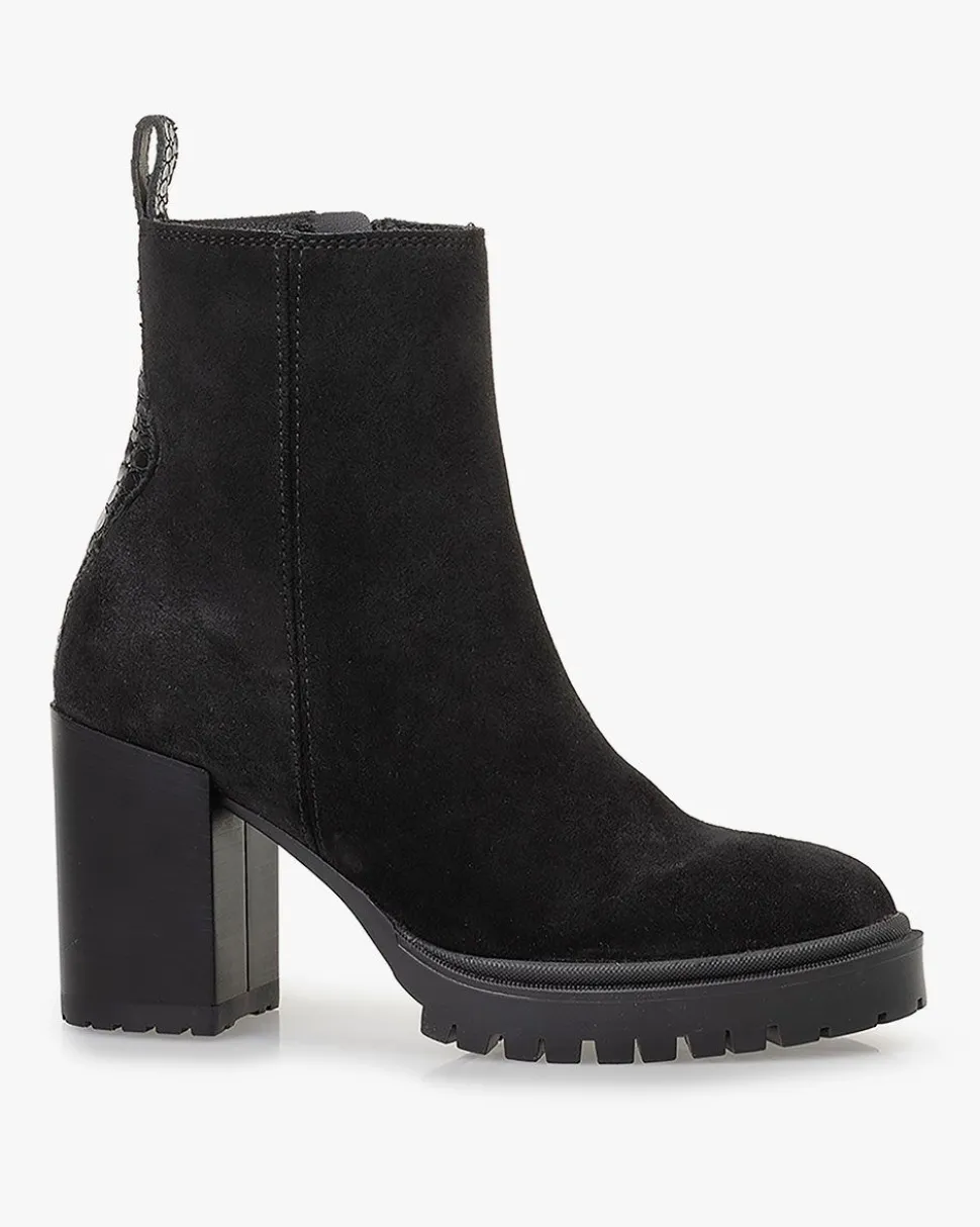 Hochwinter | Stiefeletten>Floris van Bommel Naomi 03.00 Schwarz