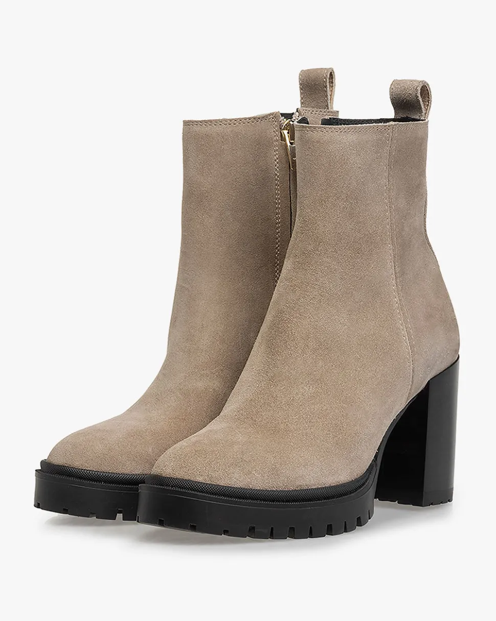 Hochwinter | Stiefeletten>Floris van Bommel Naomi 03.04 Hellbraun
