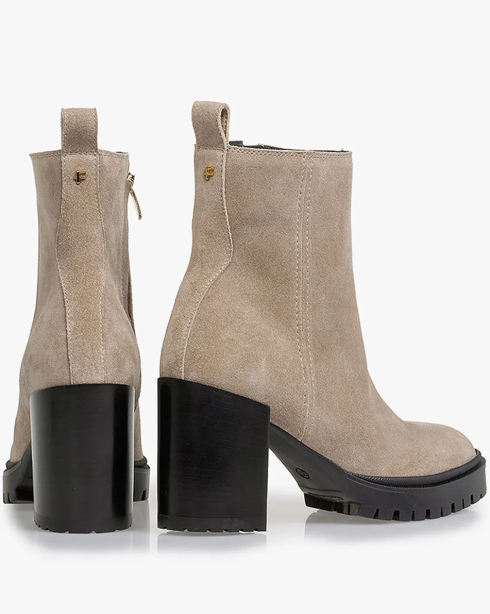 Hochwinter | Stiefeletten>Floris van Bommel Naomi 03.04 Hellbraun