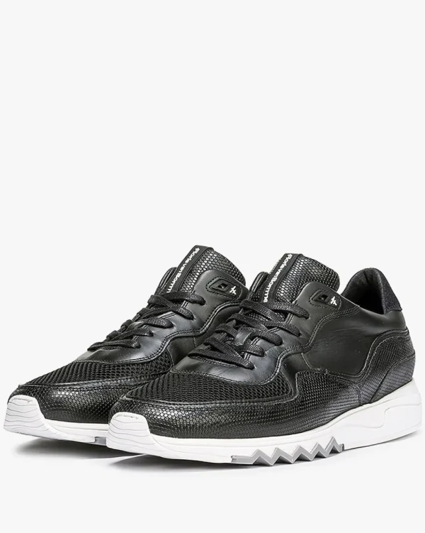 Sneaker>Floris van Bommel Nineti 05.47 Schwarz