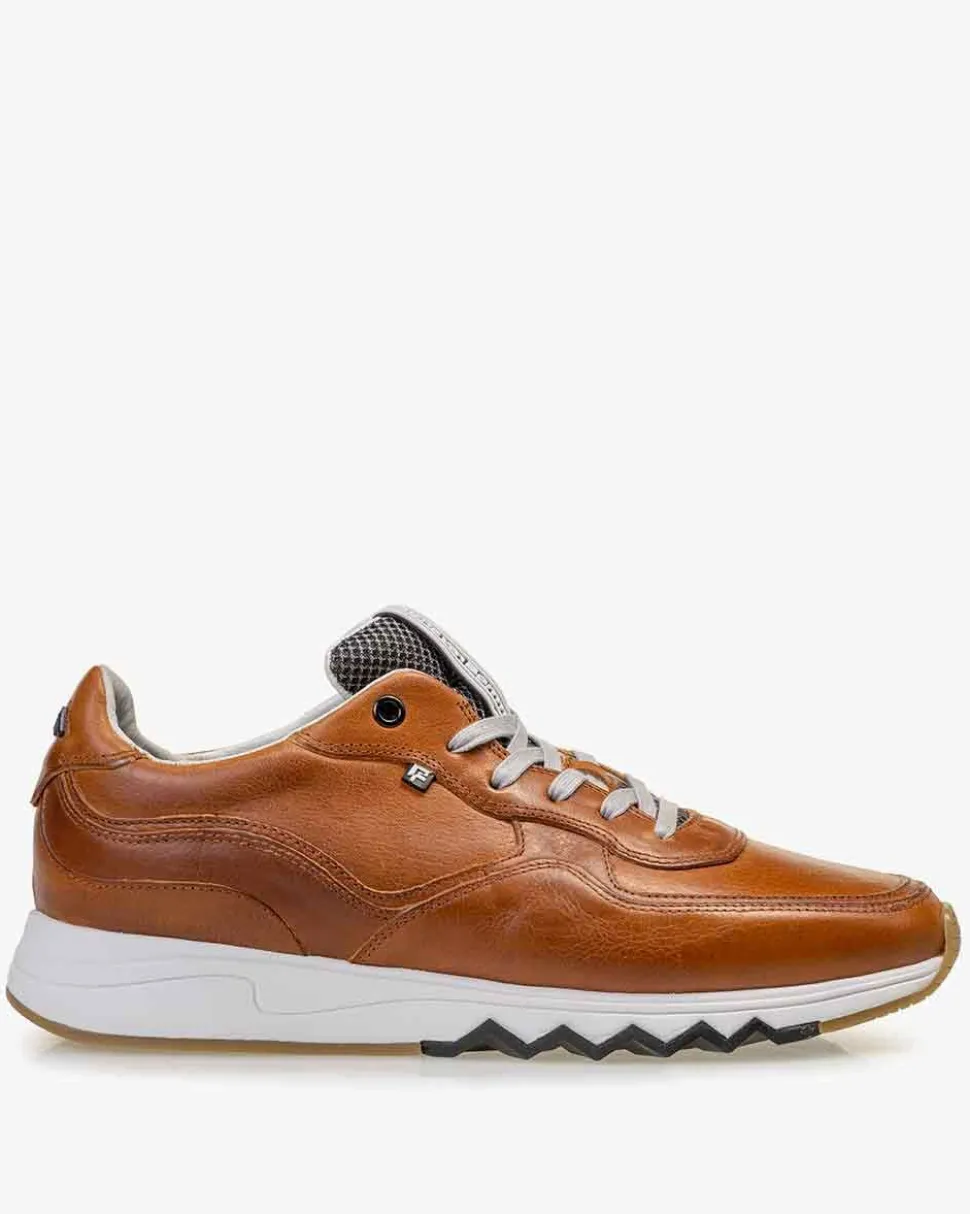 Sneaker>Floris van Bommel Nineti 08.02 Cognac