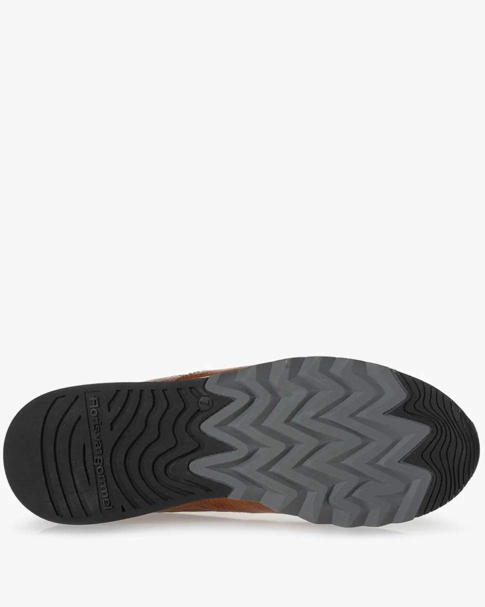 Sneaker>Floris van Bommel Nineti 10.04 Cognac