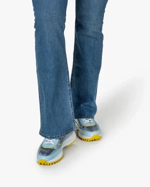 Sneaker>Floris van Bommel Noppi 19.05 Hellblau