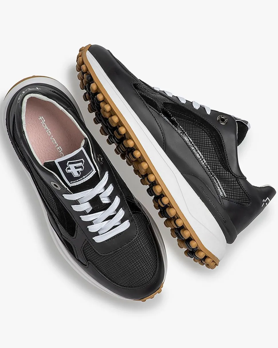 Sneaker>Floris van Bommel Noppi 17.23 Schwarz