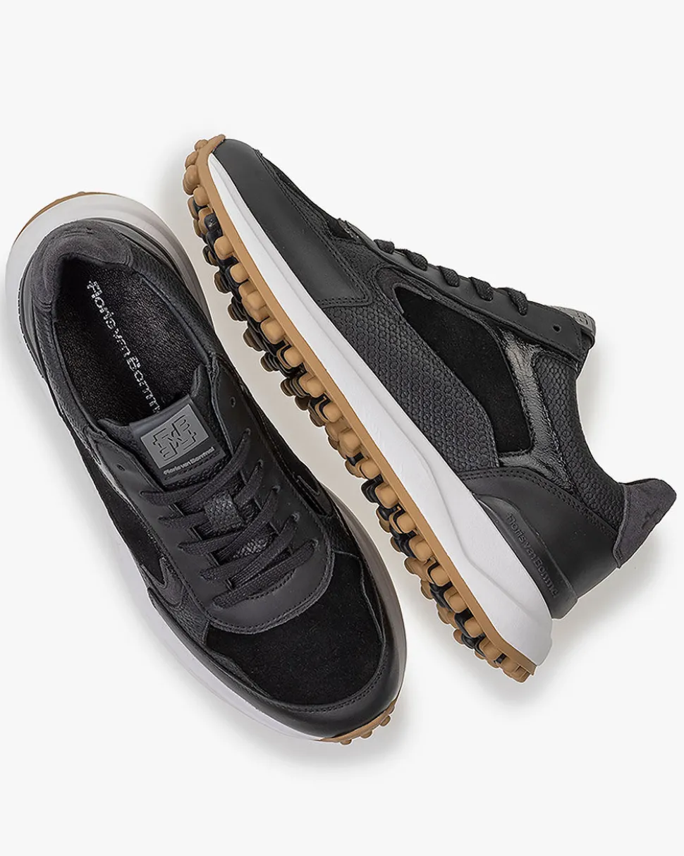 Hochwinter | Sneaker>Floris van Bommel Noppi 19.15 Schwarz