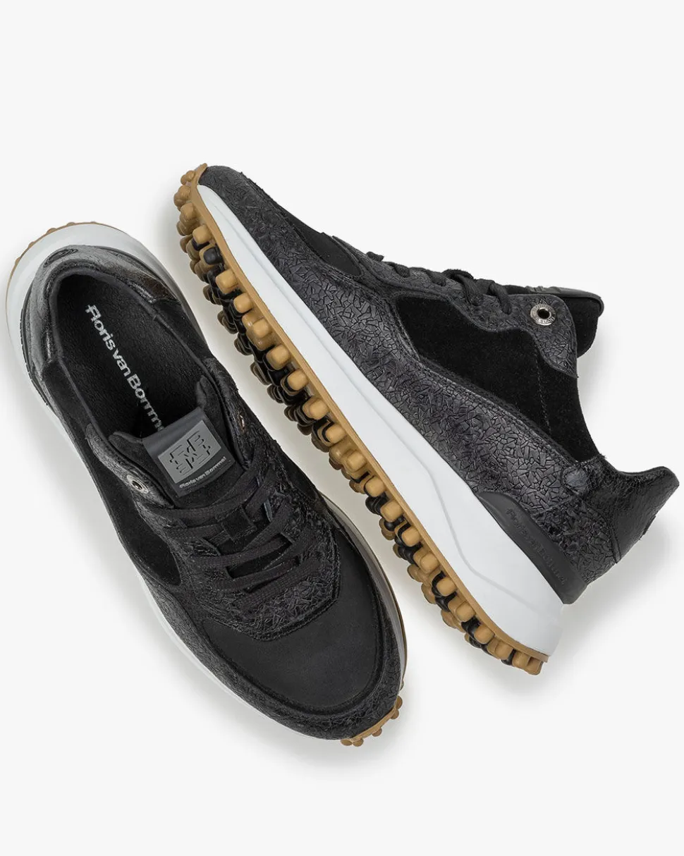 Sneaker>Floris van Bommel Noppi 14.08 Schwarz
