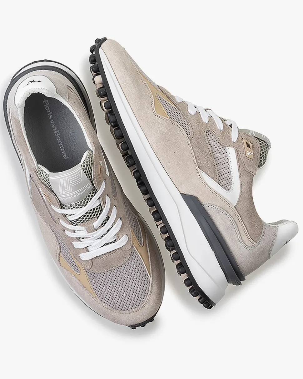 Sneaker>Floris van Bommel Noppi 18.05 Hellgrau