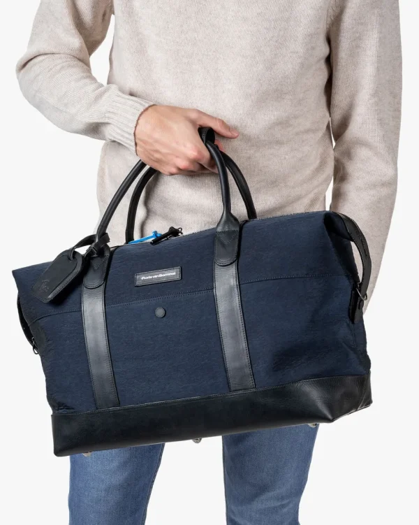 Taschen>Floris van Bommel Overnight-Tasche Textil Blau