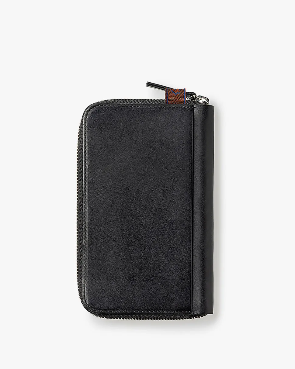 Kleinlederwaren>Floris van Bommel Passport wallet large Schwarz