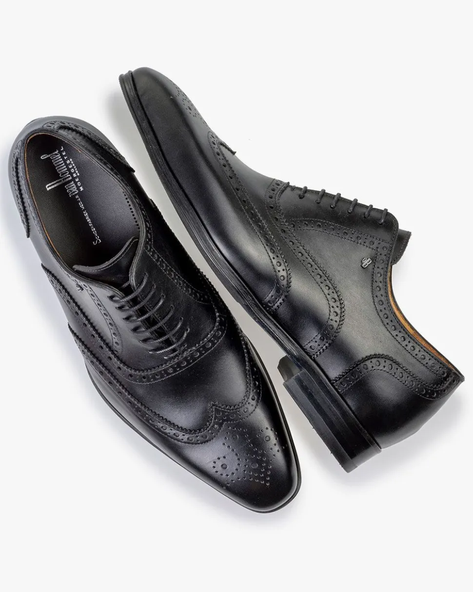 Schick im Büro | Brogues>Floris van Bommel Raffa 04.01 Schwarz