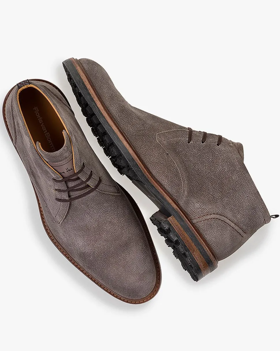 Casual im Büro | Stiefeletten>Floris van Bommel Rocki 01.52 Taupe
