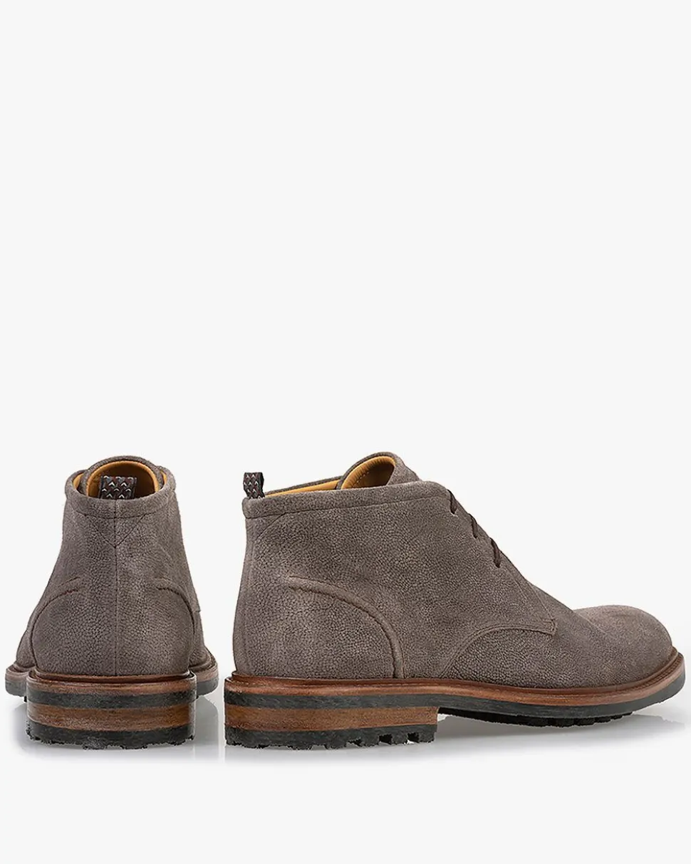 Casual im Büro | Stiefeletten>Floris van Bommel Rocki 01.52 Taupe