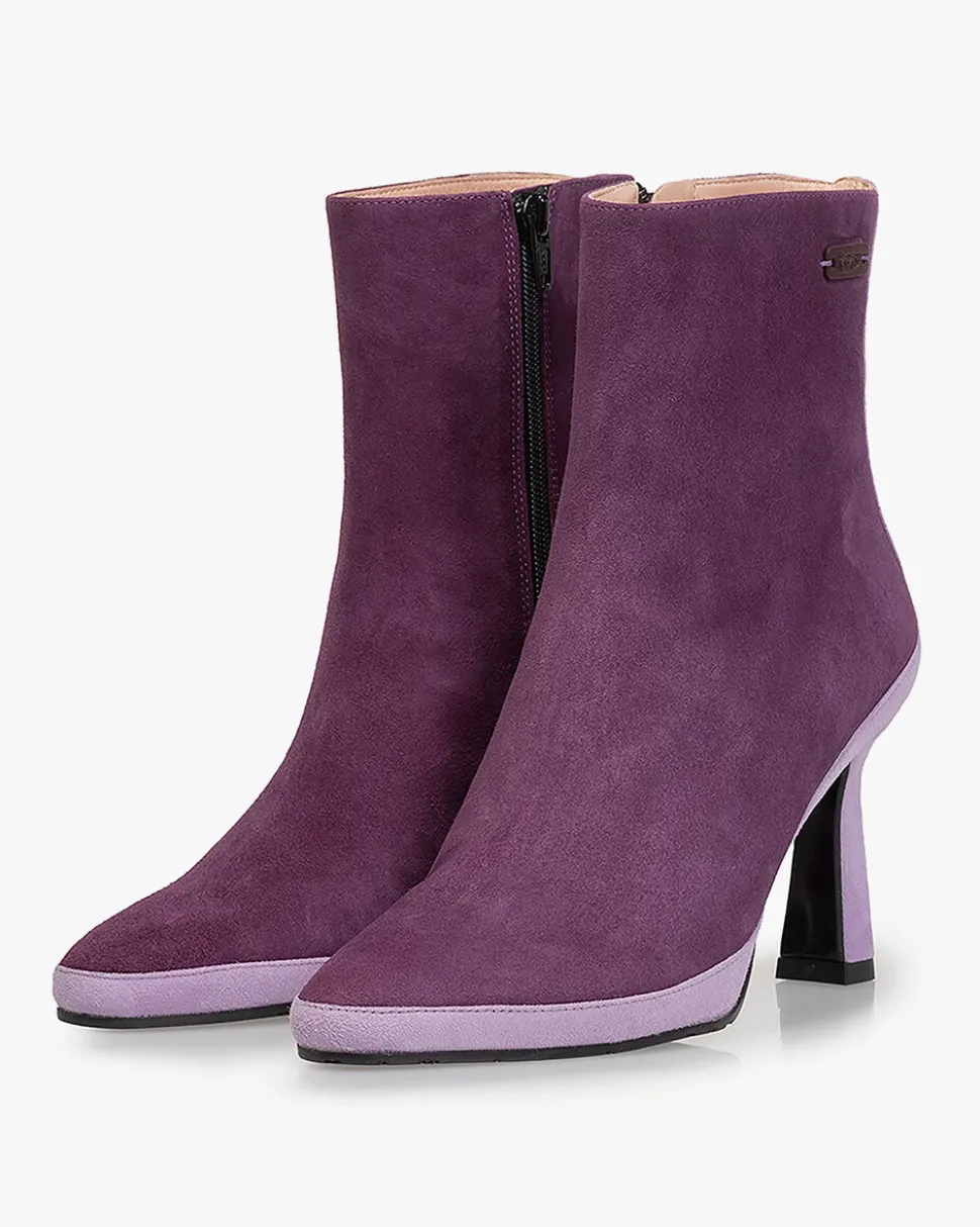 Stiefeletten>Floris van Bommel Saxi 01.02 Violett