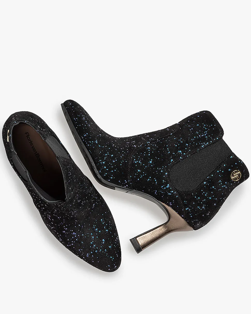 Chelsea Boots | Stiefeletten>Floris van Bommel Saxi 03.01 Schwarz