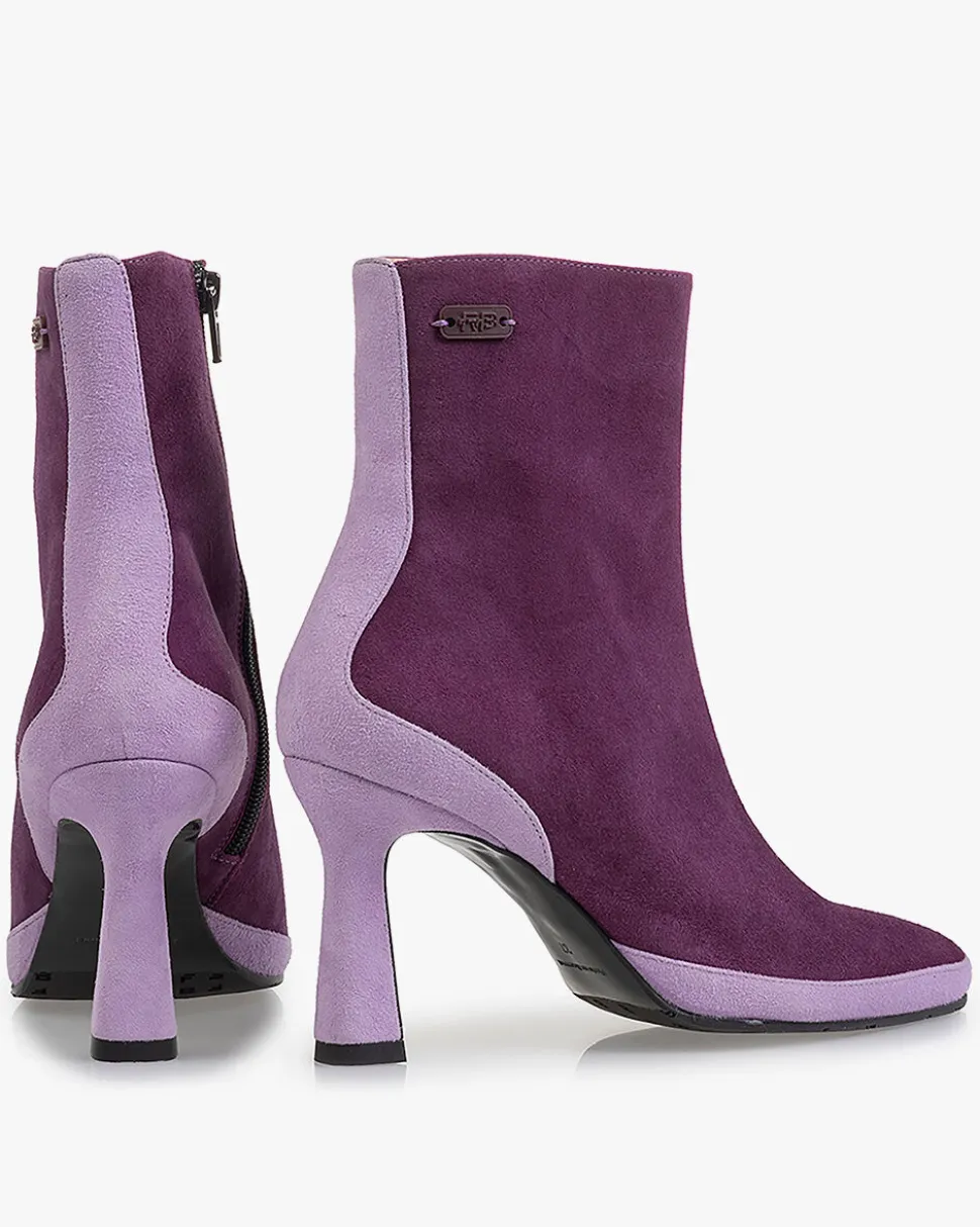 Stiefeletten>Floris van Bommel Saxi 01.02 Violett
