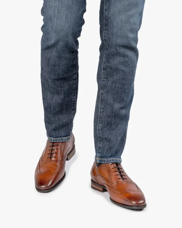 Brogues | Business Schuhe>Floris van Bommel Sella 02.04 Cognac