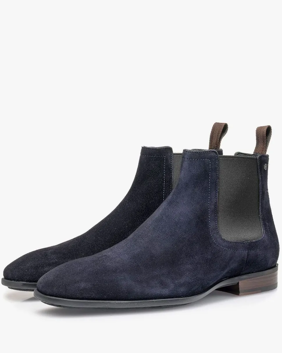 Chelsea Boots>Floris van Bommel Sella 05.01 Dunkelblau