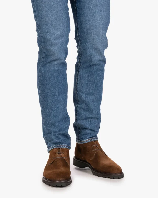 Casual im Büro | Stiefeletten>Floris van Bommel Sturdi 01.13 Cognac