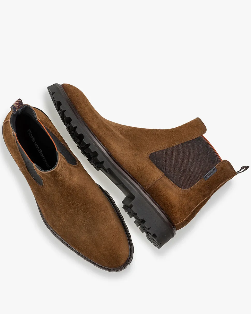 Casual im Büro | Chelsea Boots>Floris van Bommel Sturdi 04.13 Cognac