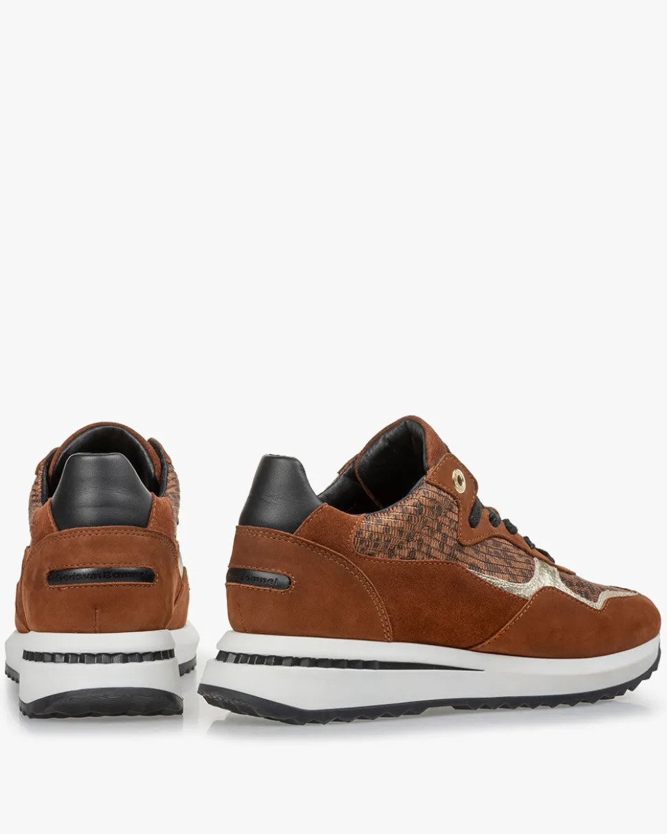 Sneaker>Floris van Bommel Sumi 01.28 Cognac