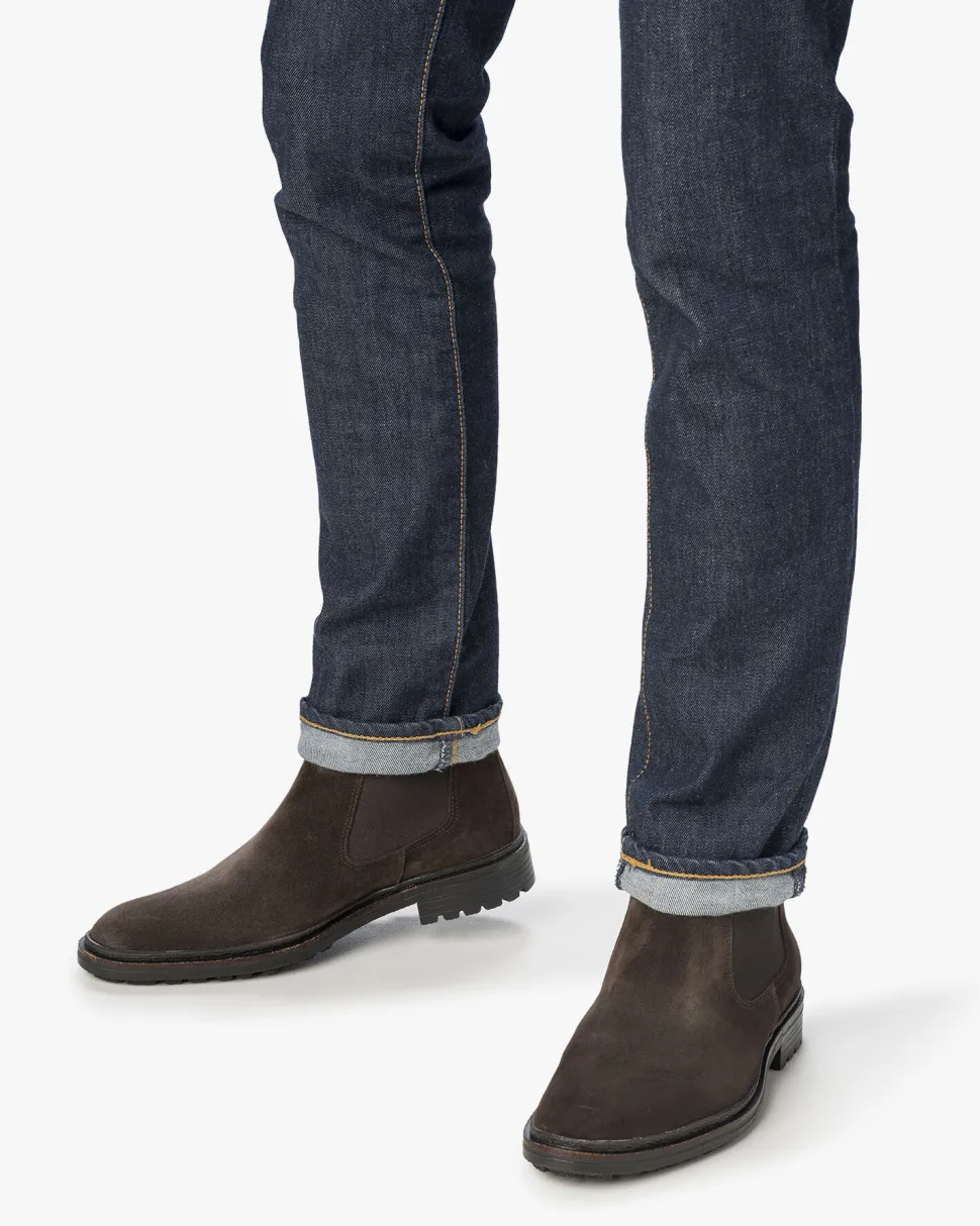 Casual im Büro | Chelsea Boots>Floris van Bommel Tanda 03.11 Dunkelbraun