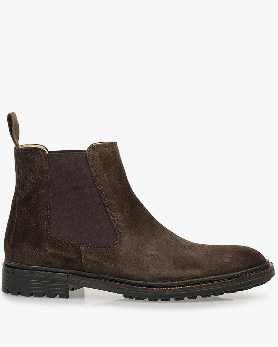 Casual im Büro | Chelsea Boots>Floris van Bommel Tanda 03.11 Dunkelbraun