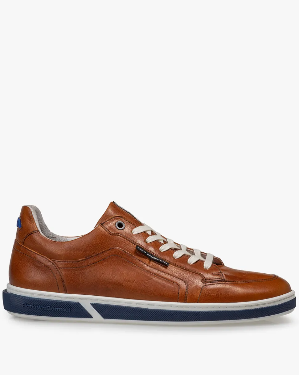 Casual im Büro | Sneaker>Floris van Bommel Terri 07.00 Cognac