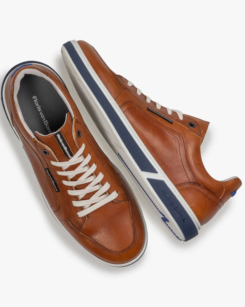 Casual im Büro | Sneaker>Floris van Bommel Terri 07.00 Cognac
