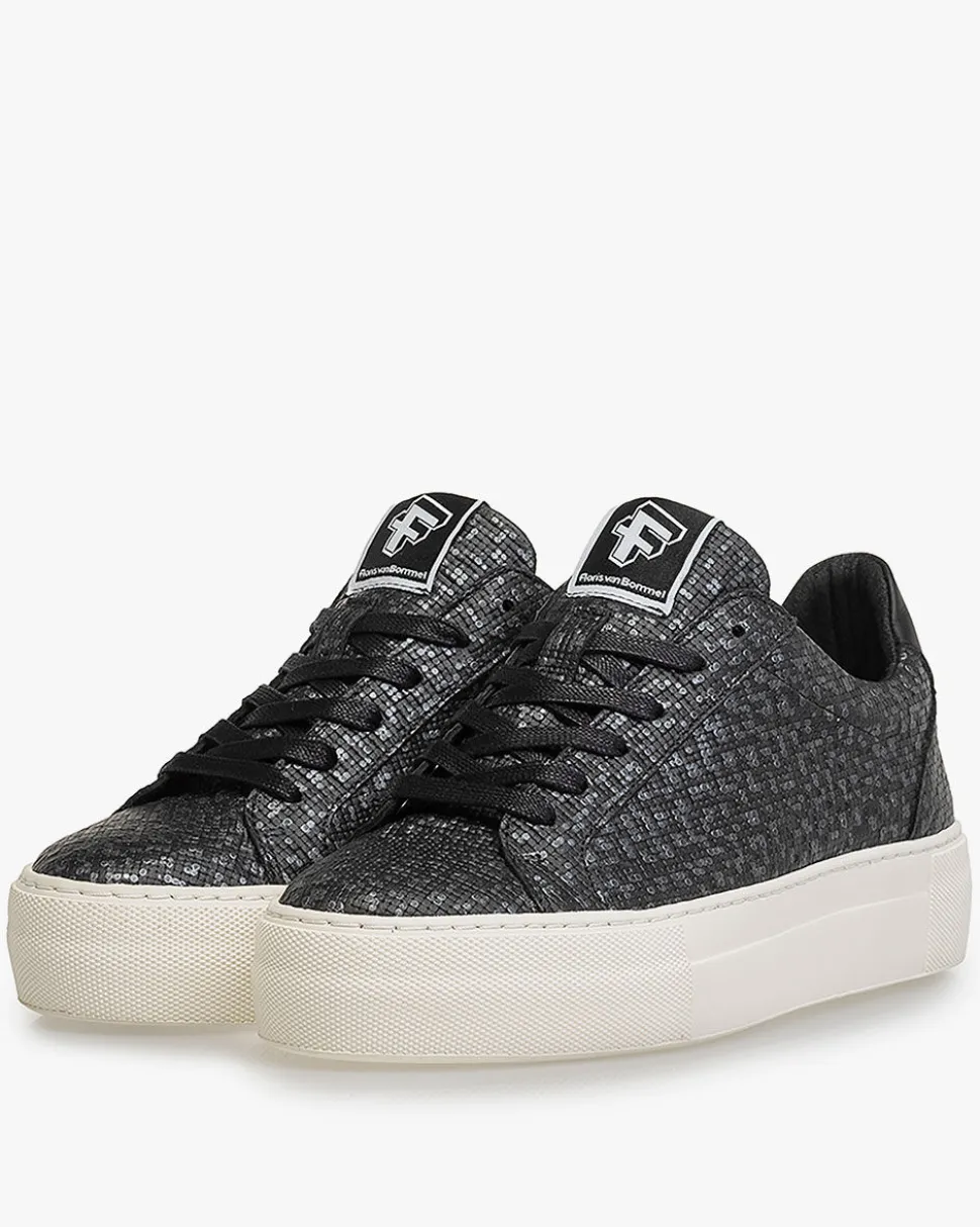Sneaker>Floris van Bommel Vinni 05.38 Dunkelgrau