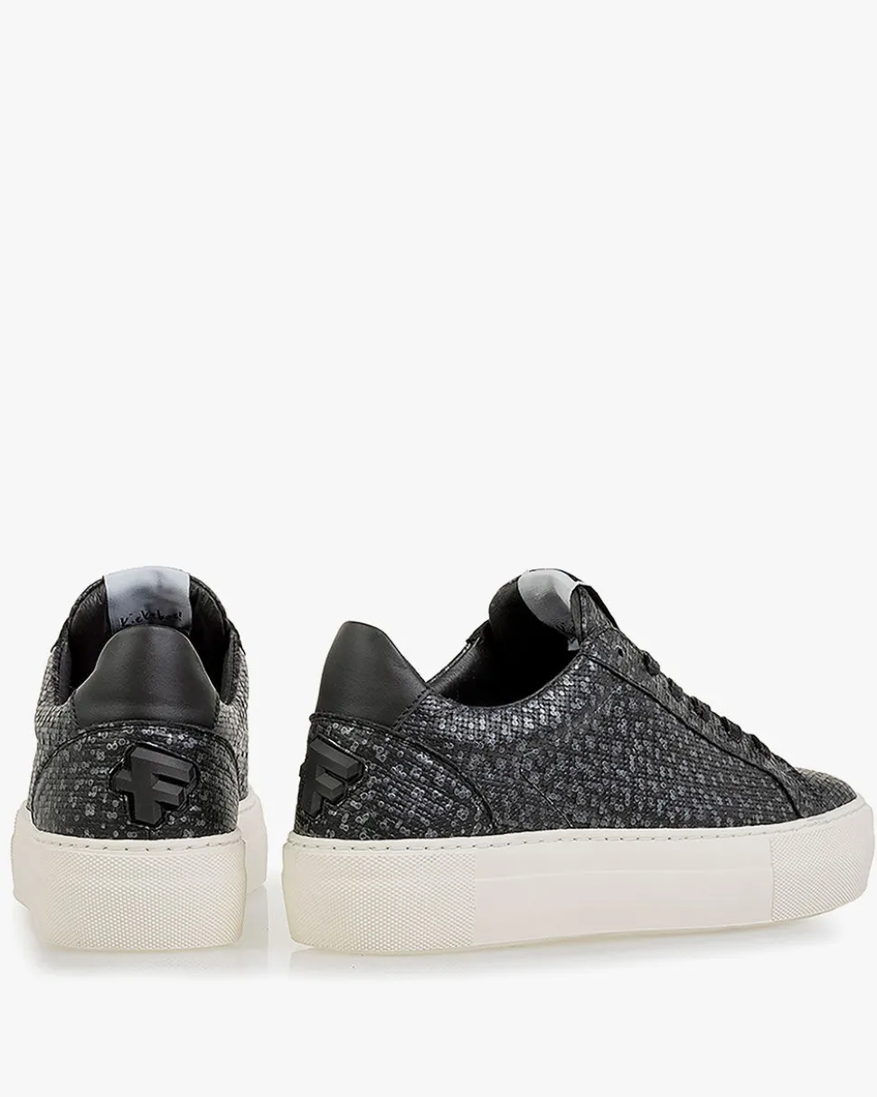 Sneaker>Floris van Bommel Vinni 05.38 Dunkelgrau