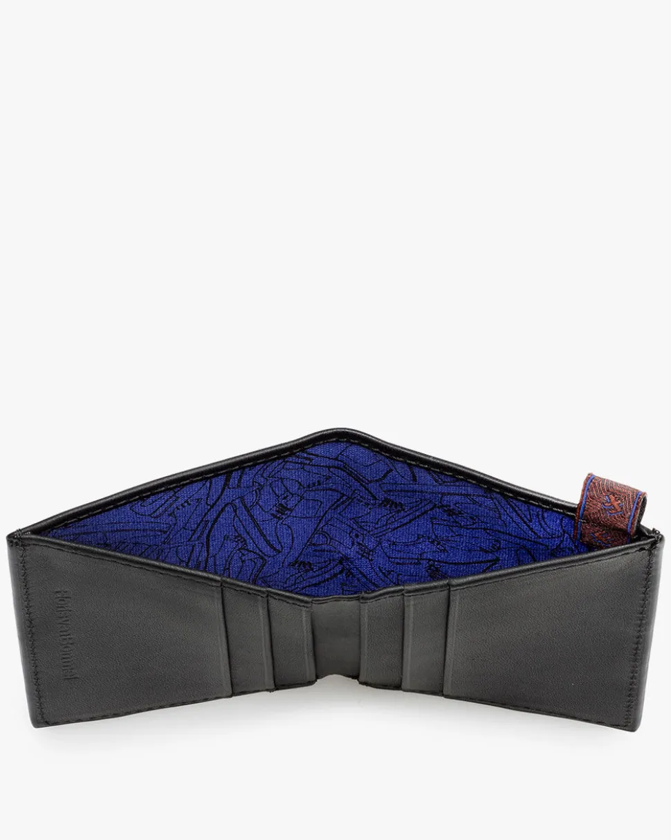 Kleinlederwaren>Floris van Bommel Wallet small Schwarz