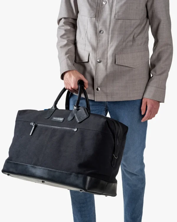 Taschen>Floris van Bommel Weekender-Tasche Textil Schwarz