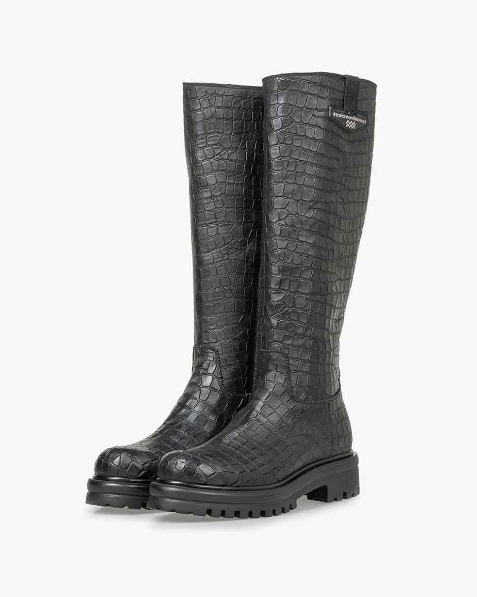 Stiefel>Floris van Bommel Wonki 02.01 Schwarz